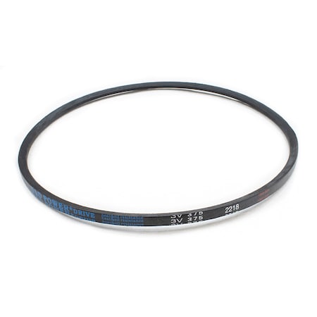 D&D 3V375 Wedge V-Belt, 37.5 in Outside Length, 3/8 in Top Width, 5/16 in Thickness, 1 Ribs 3V375
